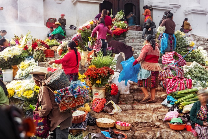 Guatemala - Chichacastenango - mercato - Tuttaltromondo